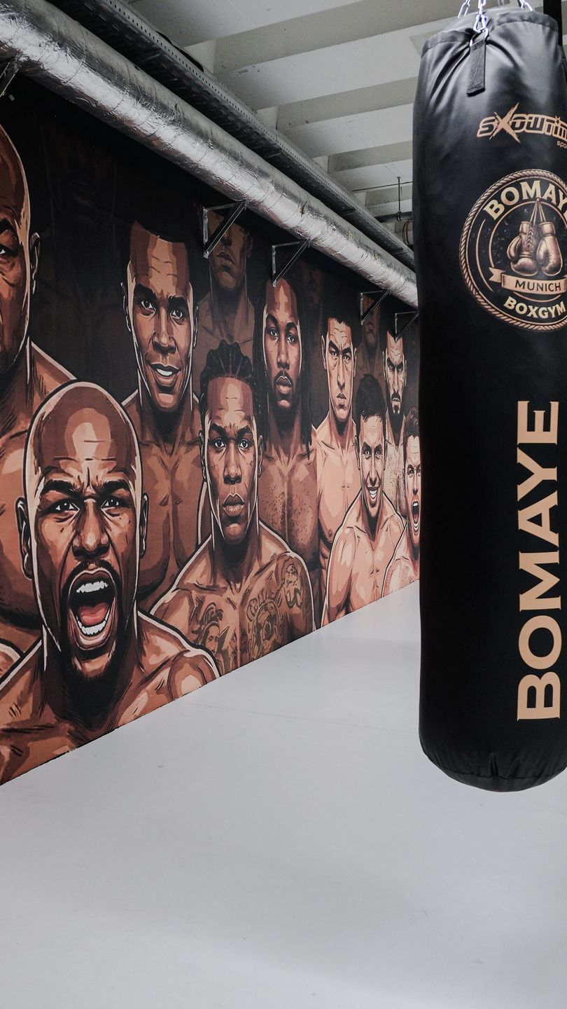 Trainingshalle des Bomaye Gym Munich im Pineapple Park, Wilhelm-Hale-Straße 44